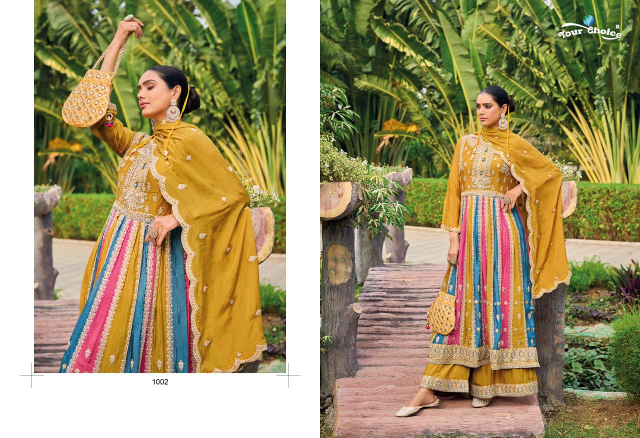 Only By Your Choice Chinon Wedding Wear Readymade Suits Wholesalers In Delhi
